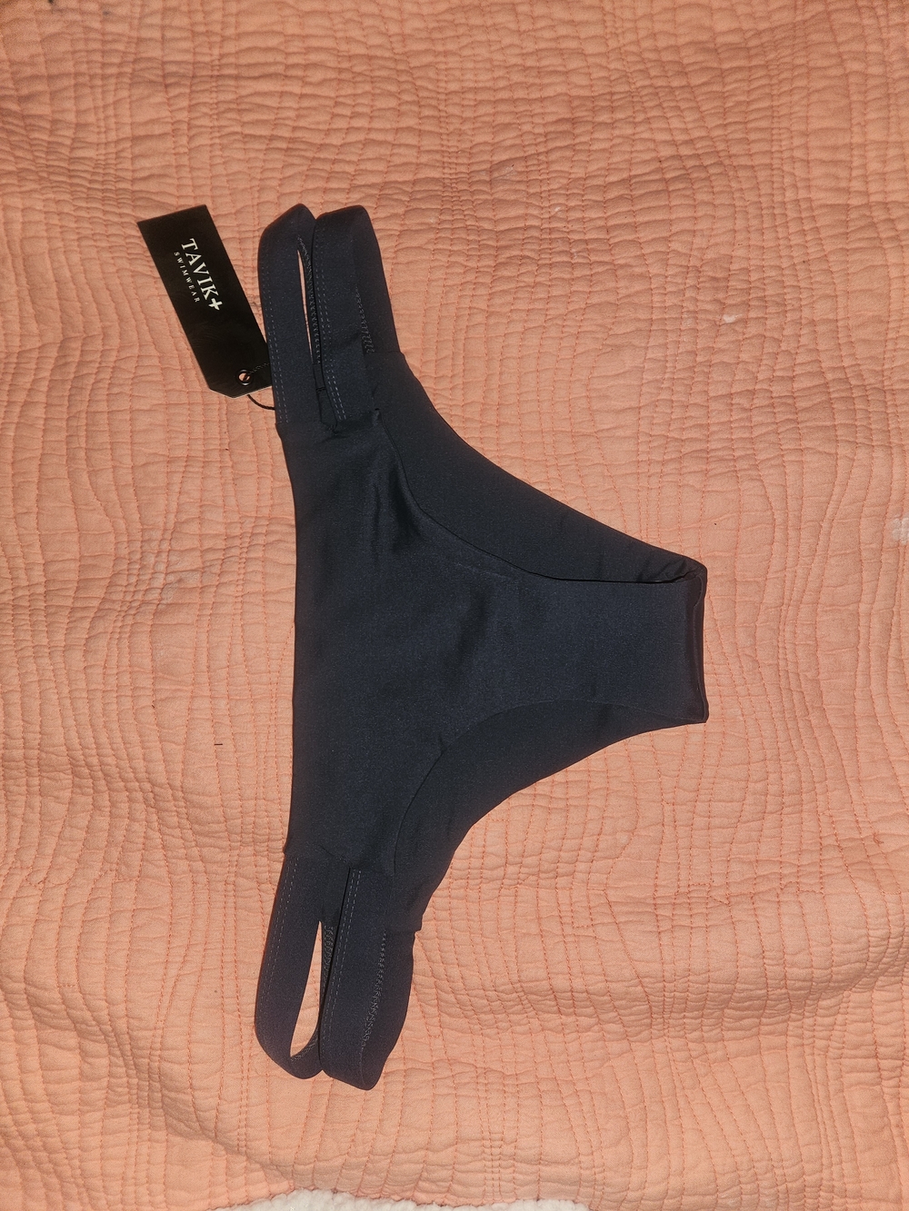 Tavik Navy Double-Strap Bikini Bottom
